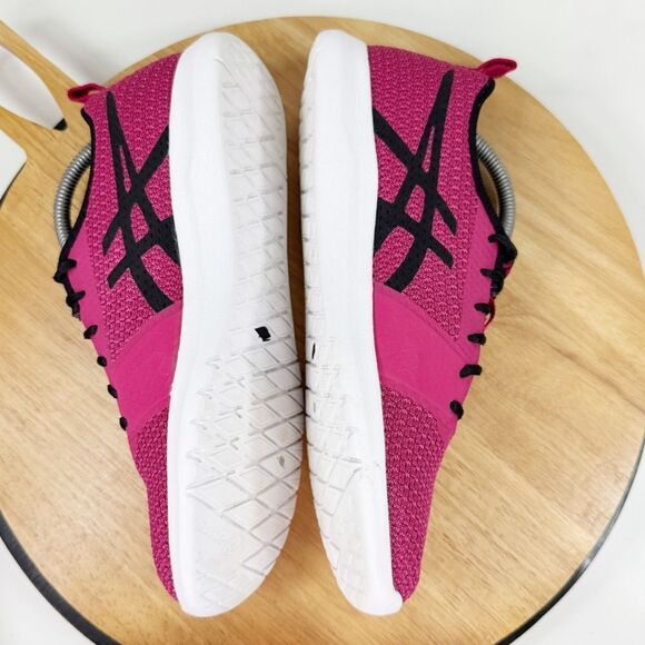 ASICS Kanmei Running Trainers Sneakers Shoes Hot Pink Black Women 9.5 T7H6N - Picture 5 of 11